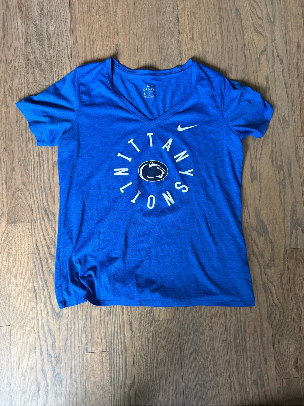 Nike Women’s Penn State Nittany Lions Blue V-Neck Tee